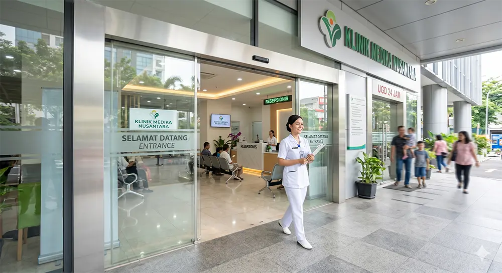 Foot sensor pintu otomatis tanpa sentuh untuk fasilitas medis