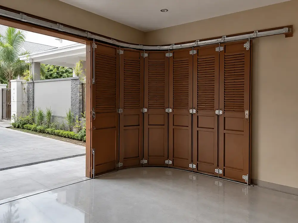 Remote control untuk mengoperasikan pagar dan pintu garasi otomatis