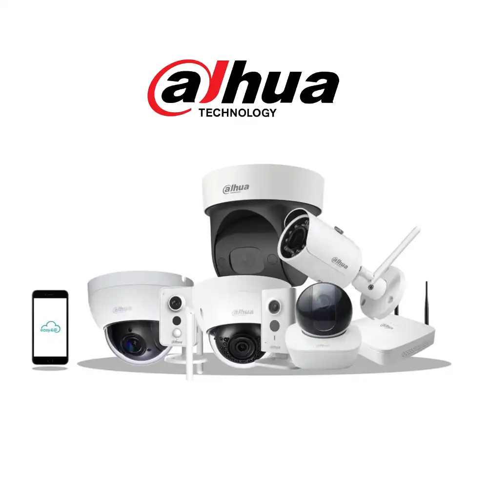 Logo resmi dan produk IP Camera dari Dahua Technology