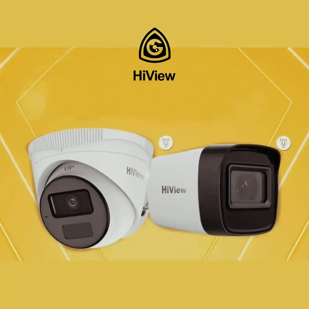 Logo merek dan produk CCTV Analog HD dari HiView