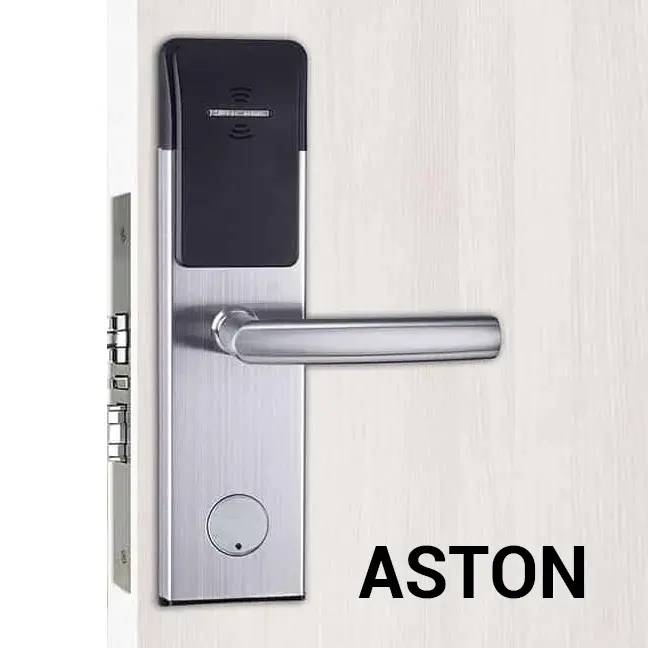 Desain Kunci Pintu Hotel RFID Stedy tipe Aston