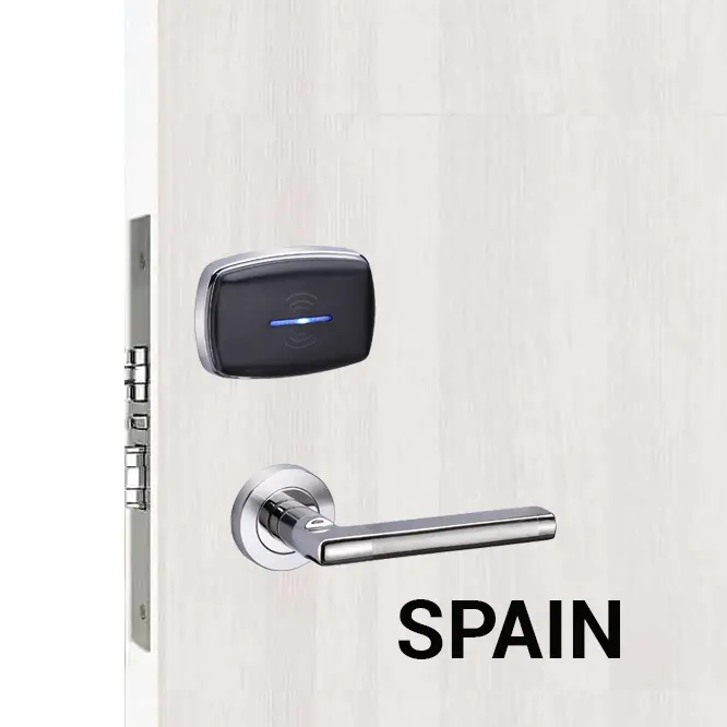 Tampak samping Kunci Pintu Hotel Stedy tipe Spain