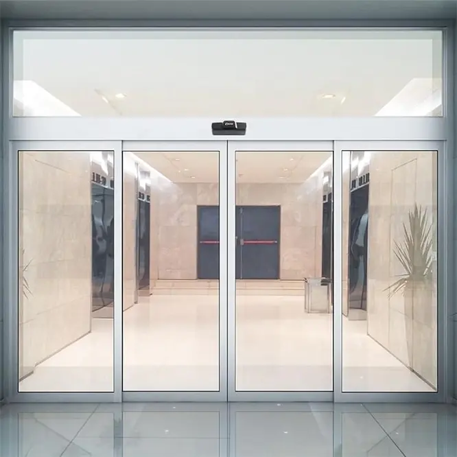 Pintu Geser Otomatis terpasang di lobby gedung kantor