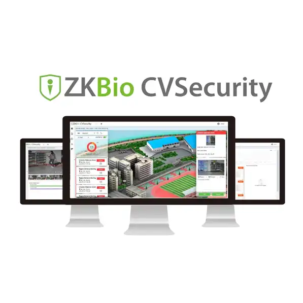 Tampilan software manajemen ZKBioCVsecurity untuk kontrol lift terpusat