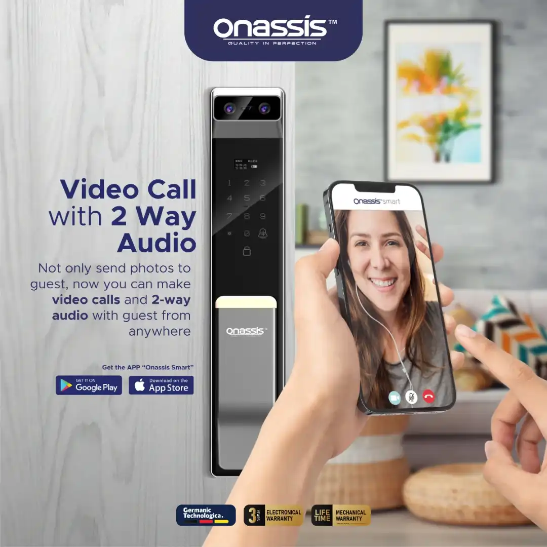 Smart Lock Onassis X7 Pro full otomatis dengan face recognition