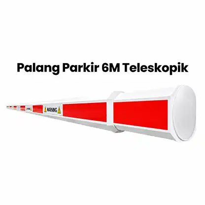 Palang lurus 6 meter untuk pintu masuk lebar