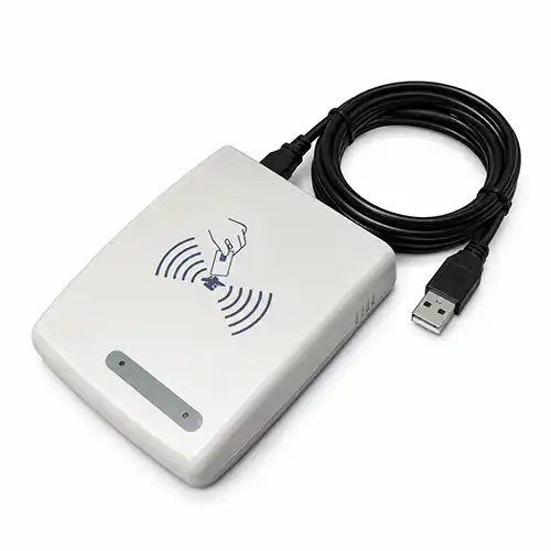 USB encoder untuk mencetak dan memprogram kartu akses hotel